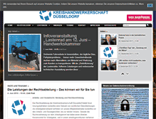 Tablet Screenshot of kreishandwerkerschaft-duesseldorf.de